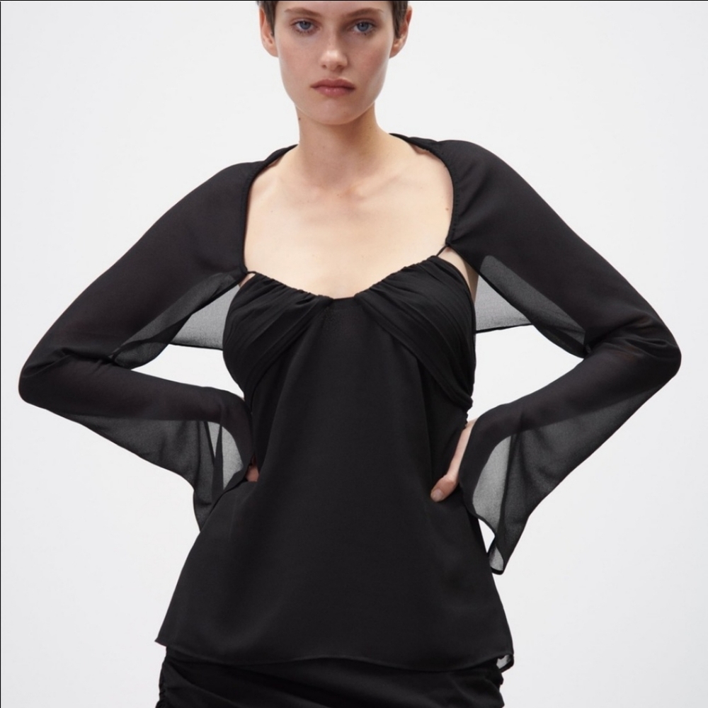 NWT Zara blouse top